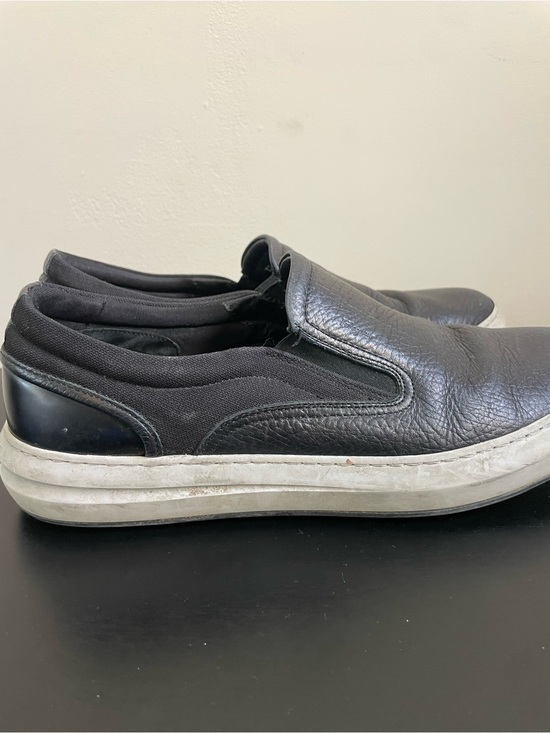 Salvatore Ferragamo Men\'s Black Leather Slip-On Loafers Size 11 S main image 9